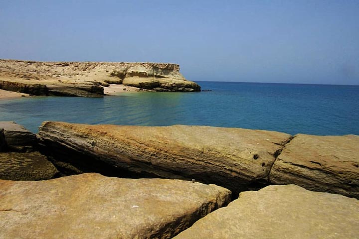 1-ساحل کله خماسی جزیره هنگام