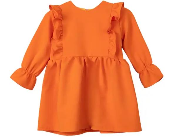 پیراهن دخترانه مجلسی مدل نیلو اف تی ام کیدز FTM Kids