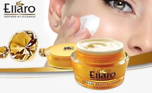 تعداد دفعات استفاده از کرم روشن کننده پوست ویتامین C الارو-کاماپرس