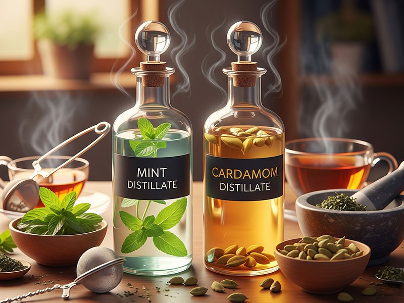 عرقیات گیاهی با طبع گرم - کاماپرس