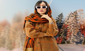 برای صورت کشیده شال بهتر است یا روسری؟ (راهنمای جامع)