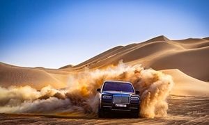 آفرود با شاسی بلند رولز رویس ؛ جواهری در صحرا (ویدیو)