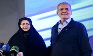 تصویری متفاوت از پزشکیان و‌ دخترش