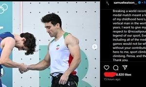 پیام احساسی قهرمان امریکایی برای رضا علیپور