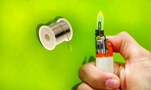 روشی ساده برای ساخت هویه دست ساز با فندک (ویدیو)