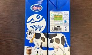طرح خلاقانه بارکد پاکت‌ های شیر دومینو