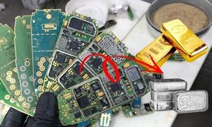 در هر گوشی تلفن همراه چقدر طلا هست؟
