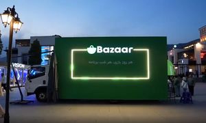 اجرای اولین کمپین گوریلا مارکتینگ اپلیکیشن بازار