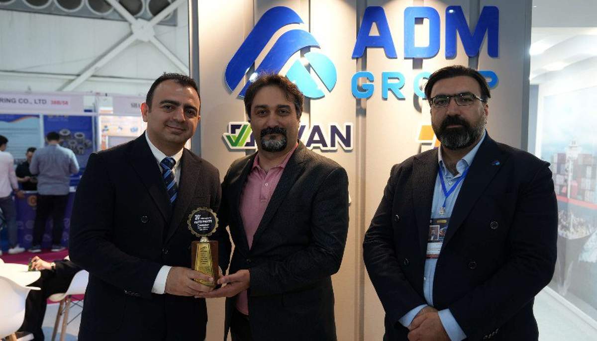 گروه ادمیرال، تندیس غرفه برتر بیستمین نمایشگاه بینالمللی قطعات خودرو را کسب کرد