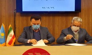 امضای تفاهمنامه همکاری خانه معدن ایران و اتاق مشترک بازرگانی ایران-قزاقستان